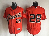 San Francisco Giants #28 Buster Posey Orange 2016 Flexbase Collection Stitched Jersey,baseball caps,new era cap wholesale,wholesale hats